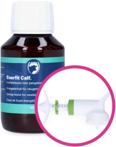 Excellent Enerfit kalf - 100 ml - Directe energie in vloeibare vorm - Aanvullend diervoeder - Geschikt voor kalveren