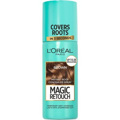 L’Oréal Paris Magic Retouch Medium Brown Root Concealer Spray Trio Bundle