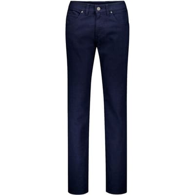 Gardeur Broek Bill 5-Pocket Wool Look Soft Feel Easy Care Business Hero Dark Marine / male
