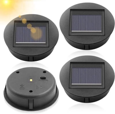 Reserveonderdelen op zonne-energie - vervangende solarlampen - 4 stuks