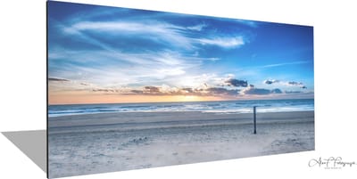 Schilderij, Foto op Canvas, Voorjaarsstrand 001| Formaat: (100x50cm)