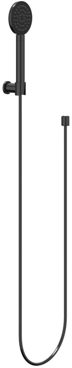 IVY Handdoucheset - Rond - Satin Spray Handdouche - Verstelbare Wandsteun - Doucheslang 120 cm - Zwart Chroom PVD