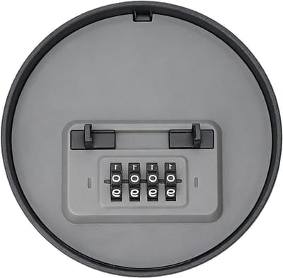 Geheime Box - Stash Container - Waardevolle spullen bewaren - 4-cijferig slot - 12 cm breed - Grijs