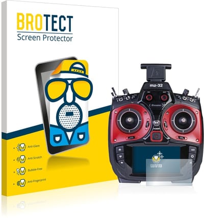 BROTECT - Screenprotector voor Graupner MZ-32 (3.Gen) - Folie Beschermfolie matte 2 Stuks