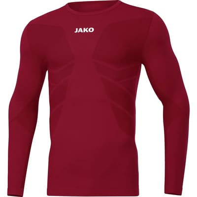Jako Comfort 2.0 Longsleeve Kinderen - Wijnrood | Maat: 140-152