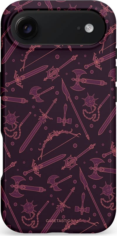Casetastic hoesje geschikt voor Apple iPhone Air - MagSafe - Dubbellaagse bescherming - Morgenster - Fashion Case - Donkerblauw Donkergrijs
