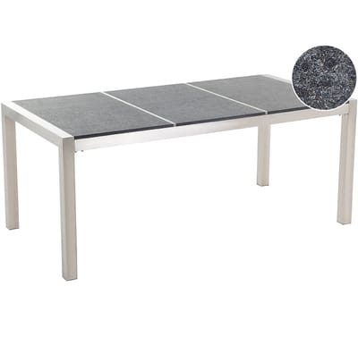 GROSSETO - Tuintafel - Grafietgrijs - 90 x 180 cm - Graniet
