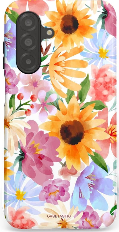 Casetastic Hoesje Geschikt voor Samsung A26 - Stijlvolle Beschermende Duo-layer Case - Aquarel fantasie