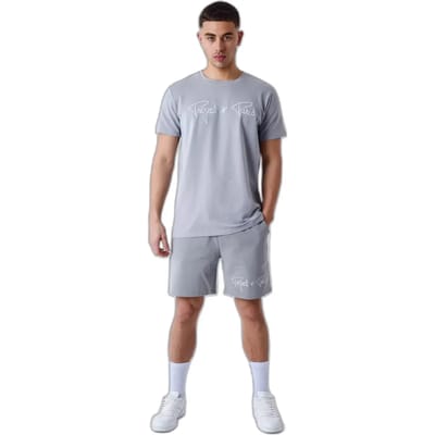 Basic shorts met geborduurd logo Project X Paris