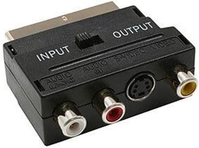 Scart adapter - Zwart - Allteq