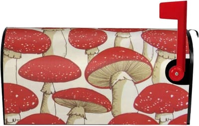 Brievenbushoezen - Magnetische Covers - Buiten Decoratie - Waterdichte Stof - 255 x 21 Inch - Zwart
