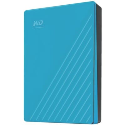 WD My Passport 4 TB Externe harde schijf (2,5 inch) USB-A 3.2 Gen 1 Blauw WDBPKJ0040BBL-WESN