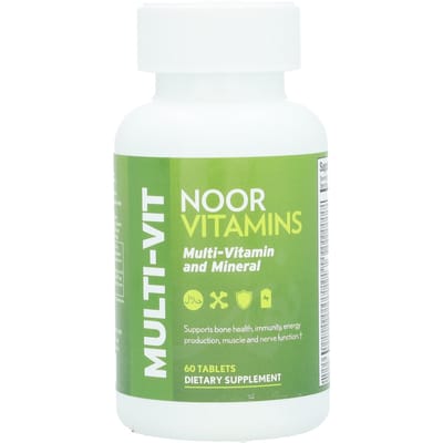 Noor Vitaminen, Multivitaminen en Mineralen, 60 Tabletten