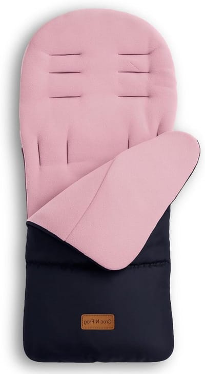 CrocnFrog Universele Baby Bunting Voetenzak - Gezellige Tenen Pasvorm Peuter Voetmof voor Wandelwagen, Buggy, Kinderwagen & Kinderwagen Voetmoften Wordt Geleverd met Warme en Zachte Polar Fleece Water
