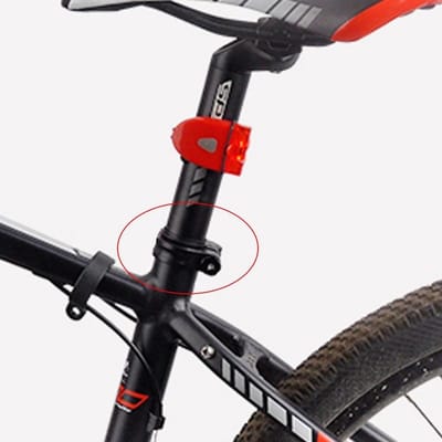 Dailygoods- Zadelpenklem 34,9mm Aluminium - Zadelpenklem 30,4/30,8/31,6mm - Quick Release - Fijne Afwerking - Geschikt voor Mountainbike/Racefiets - Fietsaccessoire