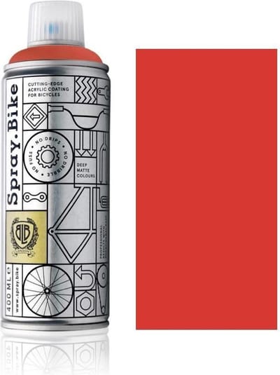 Spray.Bike Rode Fietsverf - Historic Collection 400ml Fiets Verf - Poedercoating voor fiets frames, ontworpen voor zowel amateur- als professioneel gebruik