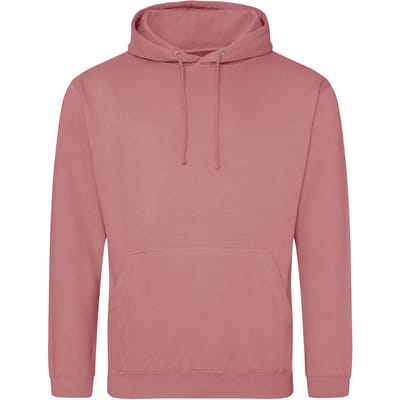 Just Hoods College Hoodie JH001 - DUSTY ROSE - 3XL
