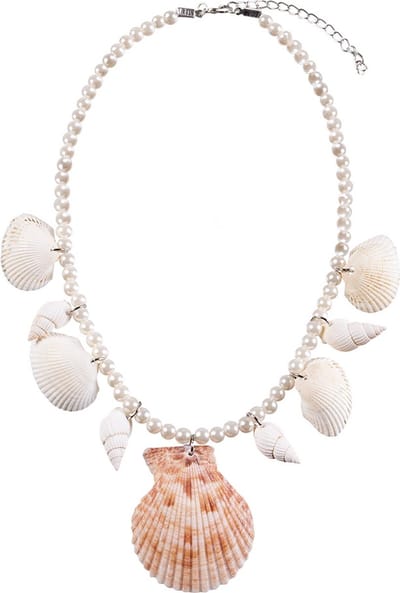 Boland - Ketting Zeemeerminnenschelp - Volwassenen - Vrouwen - - Fantasy