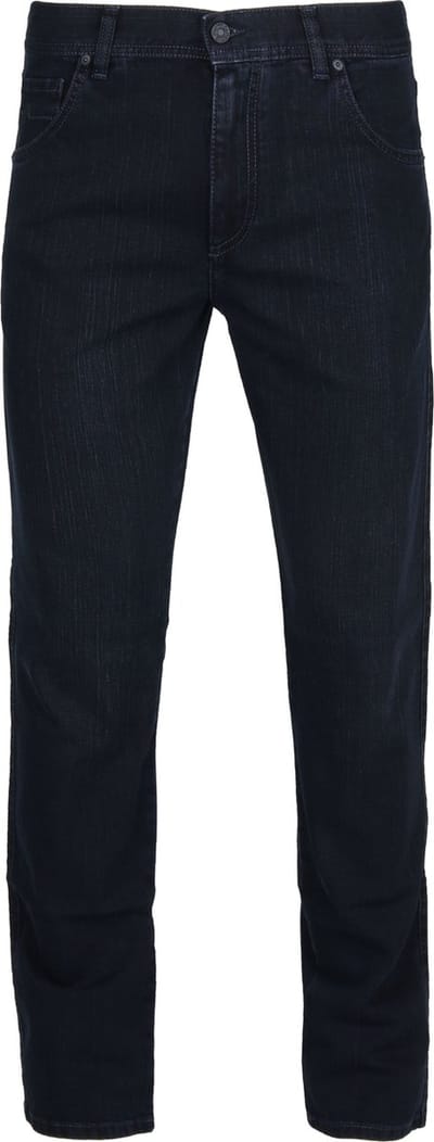 Alberto - Heren Jeans - Heren - W34 X L32 - Blauw - Katoen - 8237-1393-Stone