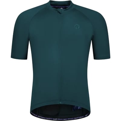 Rogelli Essential II Heren Fietsshirt - Korte Mouw - Lange Rits - Blauw