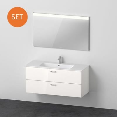 Duravit XBase FurnitureSet 123 cm, with mirror XB007304545