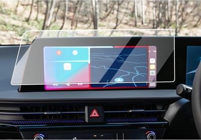 Compatibele Navigatie Beschermfolie voor Kia EV6 2022-2024 - 9H Krasbestendig Tempered Glass voor 12.3 inch GPS Scherm, Transparante Navi Foil en Accessoires
