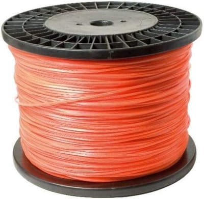 Nylon Trimmer Draad - Grasmaaier Draad - Onkruid Verwijderen - Vierkante Doorsnede - 3 mm - Rood