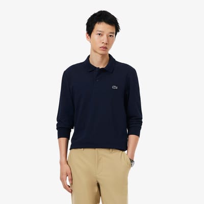Lacoste Regular Fit Longsleeve Polo Heren - Maat L
