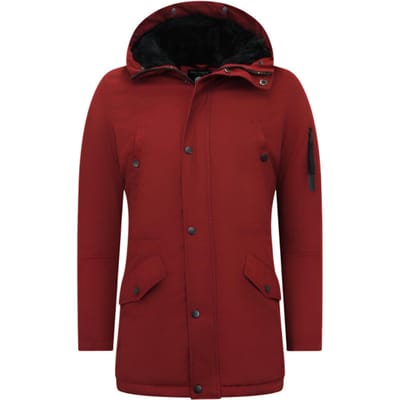 Parka Heren Winter - 7065 - Rood