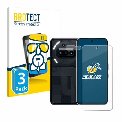 Screenprotector 3 Stuks voor Nothing Phone (3a) (Voor+Camera) Beschermglas transparant