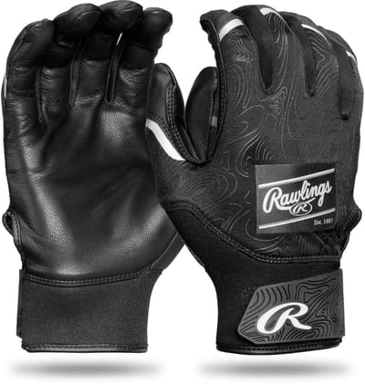 Rawlings - MLB - Slaghandschoentjes - Honkbal - Softbal - Clout - CL25BG - Volwassenen - Zwart - X-Large