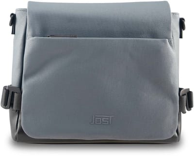 JOST Schoudertas Business tas met laptopvak Borgholm Shoulder Bag Bluegrey Blauwgrijs