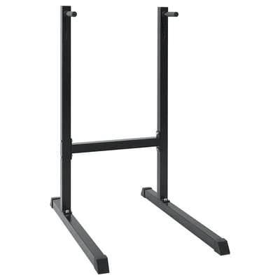 vidaXL - Dip - Station - Zwart - 103,5 - x - 66,5 - x - 121,5 - cm - Gepoedercoat - staal