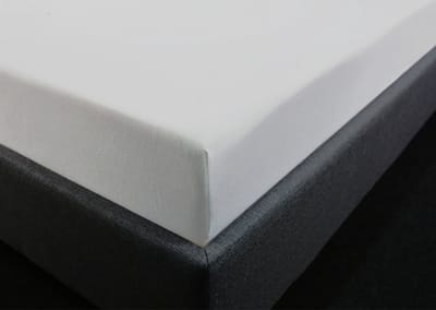 Hoeslaken Katoen-Jersey 200 x 220 cm - Boxspring Grijs