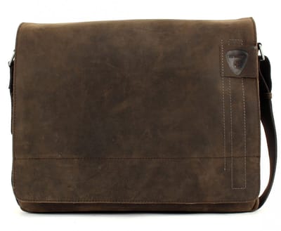 strellson schoudertas business tas met laptopvak Richmond Jeremy Messenger Bag LHF Dark Brown donkerbruin