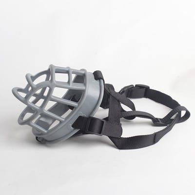 Muselières confortables en silicone souple pour grands chiens, pour chiens moyens et grands, réglables, solides, panier, masque buccal pour animal de compagnie, accessoires pour Labrador, Pitbull 1-suit 7.5-15 kg