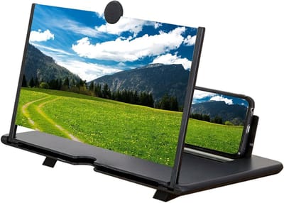3D Telefoon Scherm Vergrootglas - 14 Inch Vergrootglas voor Telefoon - Zwart, Ideaal voor Films en Video's