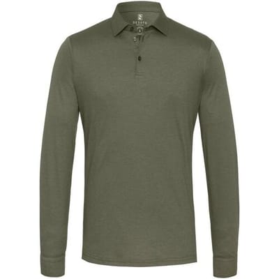 Desoto Polo Essential Kent Long Sleeve Forest Green / male