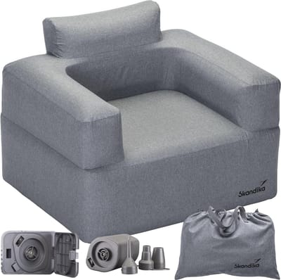 Opblaasbare Sofa voor Buiten met Elektrische Pomp - USB Oplaadbaar Logeerbed tot 200 kg