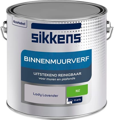 Sikkens - Binnenmuurverf Mat - Lady Lavender - Mengverf - 2,5 L