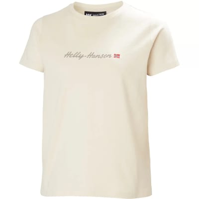 Helly Hansen Core Graphic 2.0 T-shirt Met Korte Mouwen Beige S Vrouw