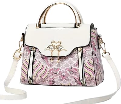 Bovista Handtas Dames - Schoudertas - School - Shopper - Schooltas - Werktas - Wit 2