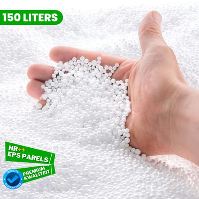 EPS Vulling 150 Liter-Navulling voor Zitzak-Poef -Kussen-Premium EPS Beads-Antistatisch-Reukloos-Voor Binnen-Buiten