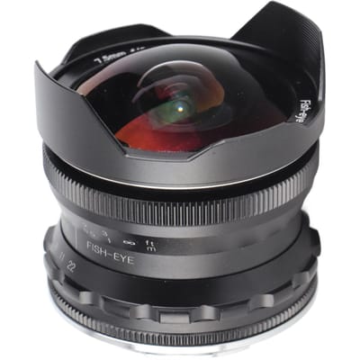 7.5mm F2.8 Fisheye Lens Groothoek Handmatige Focus Vast voor E-Mount Systeemcamera voor A7 A7II A7R