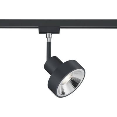Trio Lighting Railspot DUOline 780701, Ø 11cm, zwart, 2-fase, GU10