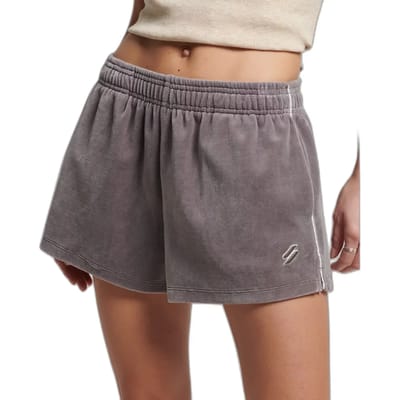 Superdry - S Logo velours short - Dames - Korte broeken