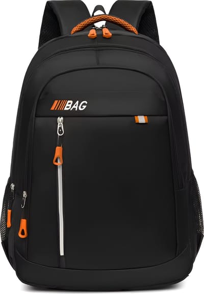 WoYoW® - Middelbare School Student Schooltas- Grote Capaciteit Nylon Business Computer Tas - Reisrugzak - Rugzakken - Luchtkussenriem - Oranje