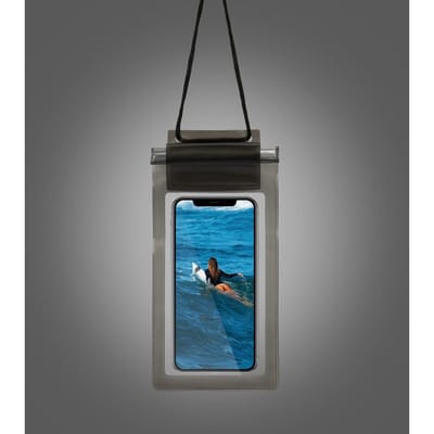 Sac étanche pour téléphone portable Smartphones pour iPhone Samsung Pochette pour téléphone portable Sous-marin Extérieur Natation Séchage à sec Sacs Housse et sangle noir