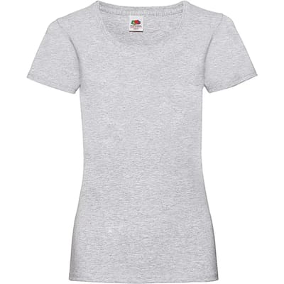 Dames-T-shirt Fruit of the Loom Valueweight