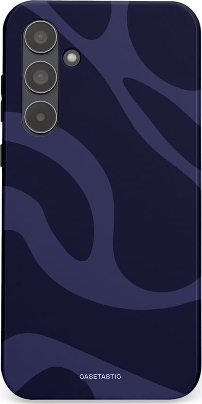 Casetastic Hoesje Geschikt voor Samsung A55 - Stijlvolle Beschermende Duo-layer Case - Diepzee Marine Golven